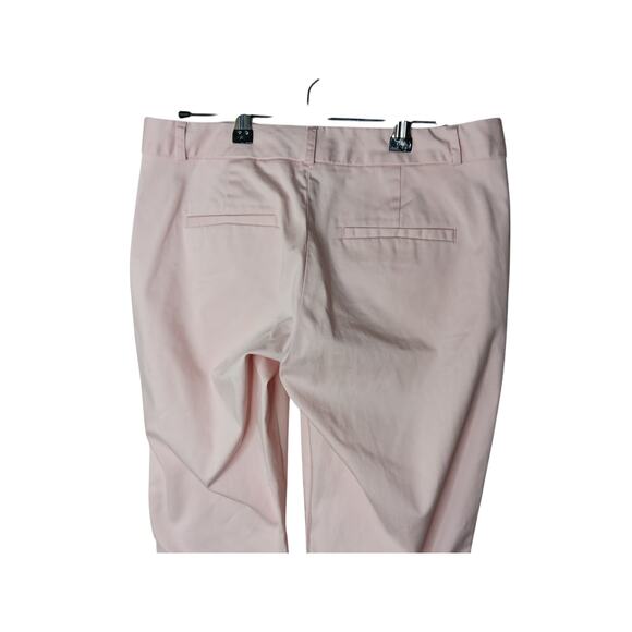 Banana Republic Reegan Pants 4P Petite Light Pink Stretch Cotton Chino Slim Fit - Picture 10 of 15